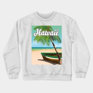 Hawaii Tropical Beach Crewneck Sweatshirt